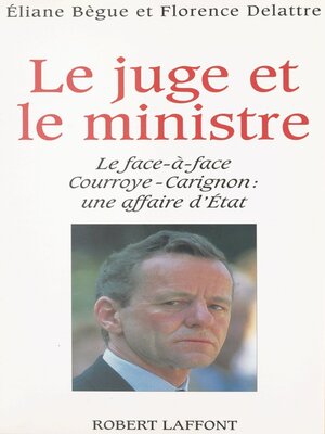 cover image of Le juge et le ministre